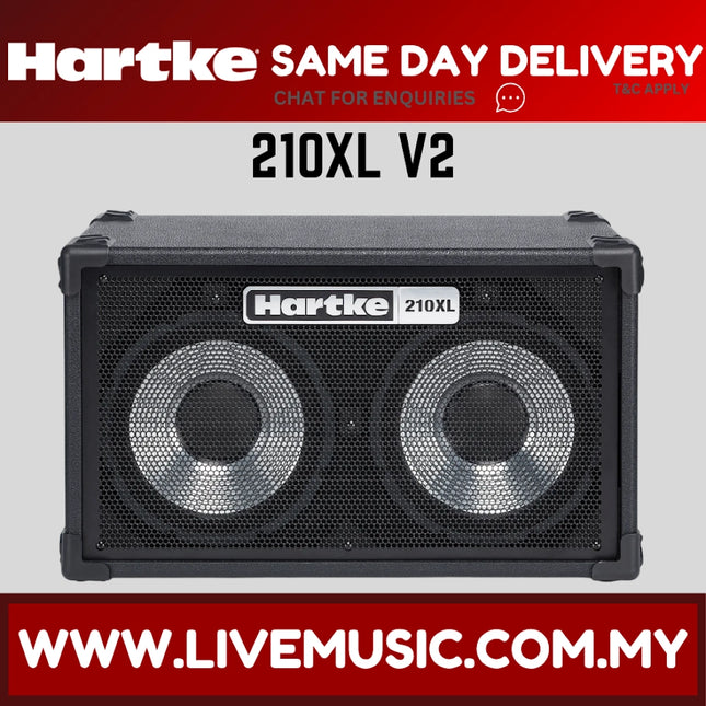 Hartke 210XL V2 - 2x10", 200 Watt Bass Cabinet (210-XL-V2/210XLV2)