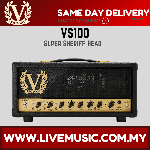 Victory VS100 Super Sheriff 100W Guitar Amplifier Head