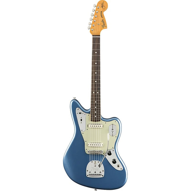 Fender Johnny Marr Signature Jaguar Electric Guitar, Pau Ferro Fretboard with Deluxe Hardshell Case - Lake Placid Blue