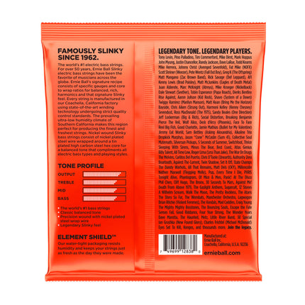 Ernie Ball 2838 Bass Guitar Strings Slinky 6-String Roundwound (32-130/EB2838)