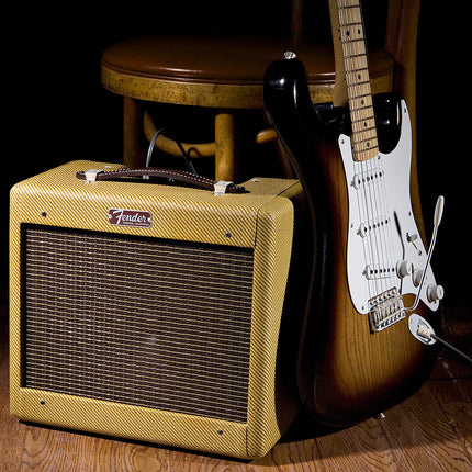 Fender 57 Custom Champ Guitar Tube Combo Amplifier, Tweed, 230V UK