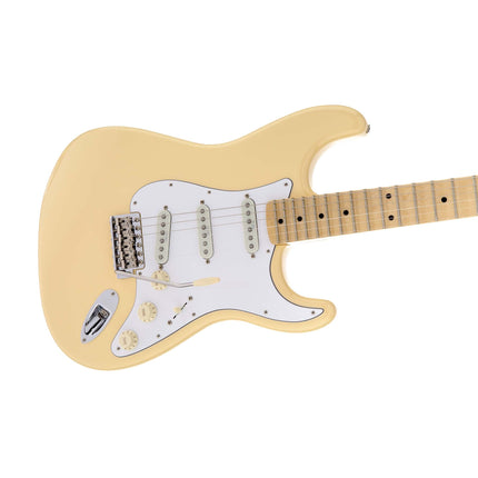 Fender Artist Yngwie Malmsteen Stratocaster Guitar, Scalloped Maple Fretboard with Hardshell Case - Vintage White