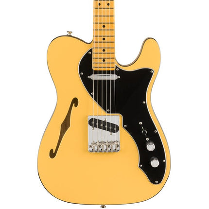 Fender Britt Daniel Signature Telecaster Thinline Electric Guitar, Maple Fretboard - Amarillo Gold
