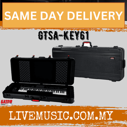 Gator GTSA-KEY61 TSA Series Keyboard Case (GTSAKEY61/GTSA KEY61)