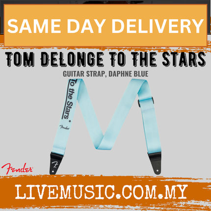 Fender Tom DeLonge To The Stars Guitar Strap, Daphne Blue