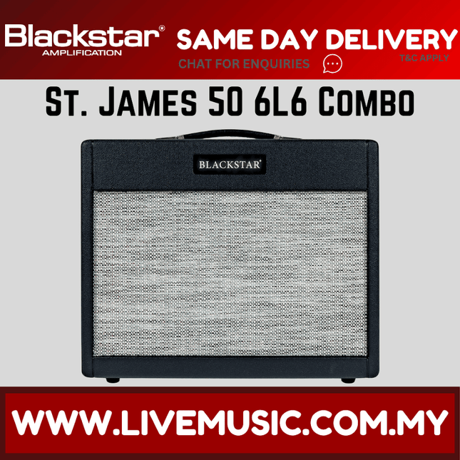 BLACKSTAR ST. JAMES 50 6L6 COMBO GUITAR AMP ( STJAMES6L6 / ST-JAMES-50-6L6-COMBO  )