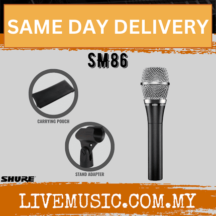 Shure SM86 Handheld Condenser Microphone ( SM-86 / SM 86 )