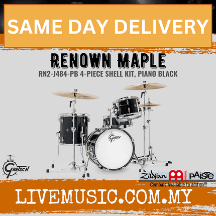Gretsch RN2-J484 Renown Maple 4-Piece Drum Shell Kit Set - (RN2 J484)