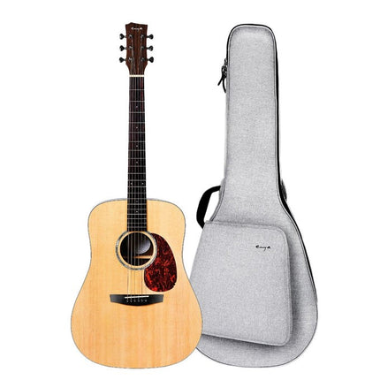 Enya ED-Q1e 41" Acoustic Guitar Solid Sitka Spruce Top & Transacoustic Pickup With Bag (EDQ1/EDQ1E)