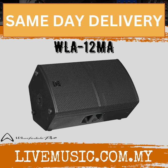 Wharfedale Pro WLA-12MA Active Monitors Speaker (WLA12MA WLA 12MA)