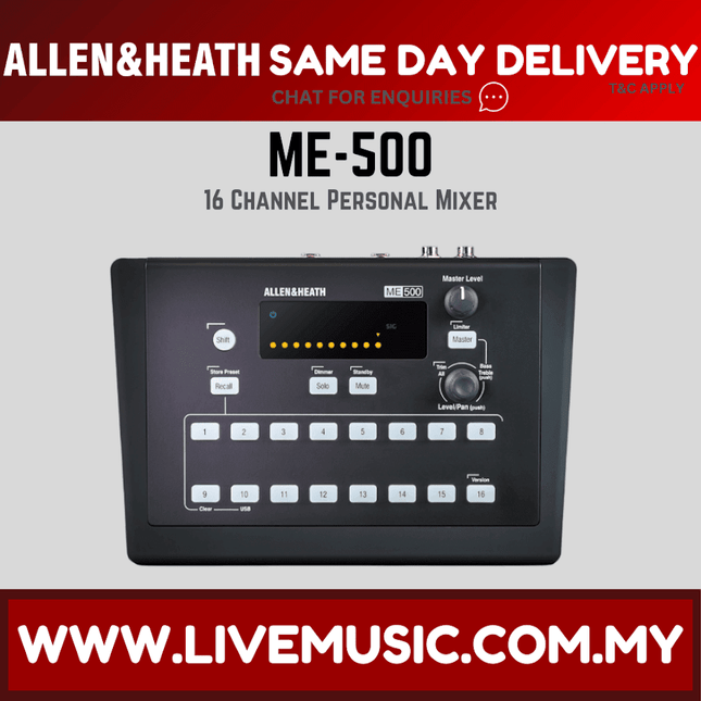 Allen & Heath ME-500 Personal Mixer ( ME500 / ME 500 )