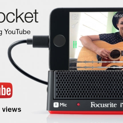 Focusrite iTrack Pocket Audio Interface for iPhone with Lightning Connector