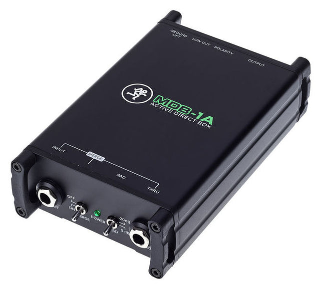 Mackie MDB-1A 1 Channel Active Direct Box DI Box (MDB 1A/MDB1A)