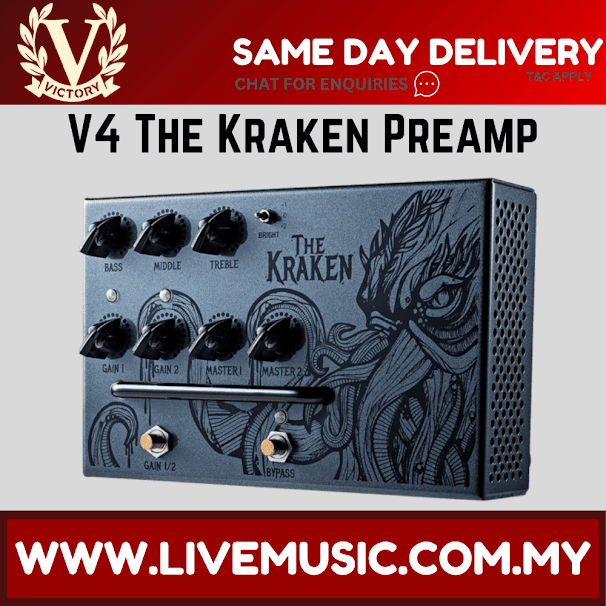 Victory V4 The Kraken Guitar Preamp Pedal