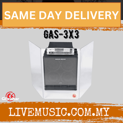 Gibraltar GAS-3X3 24x36inch Amp Shield, 3 Panels