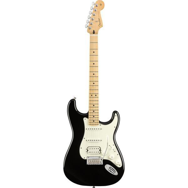 Fender Player HSS Stratocaster Electric Guitar, Maple Fretboard - Black