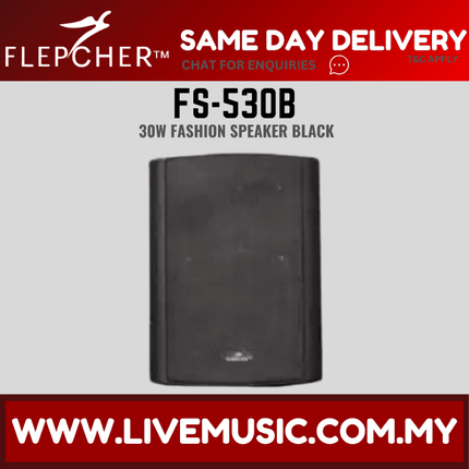 Flepcher FS-530 Fashion Speaker - Black ( FS530 / FS 530 )