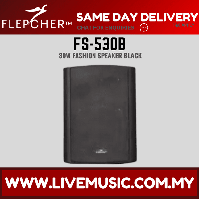 Flepcher FS-530 Fashion Speaker - Black ( FS530 / FS 530 )