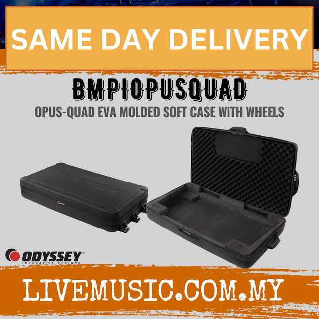 Odyssey BMPIOPUSQUAD EVA Molded Soft Case for Pioneer Opus-Quad