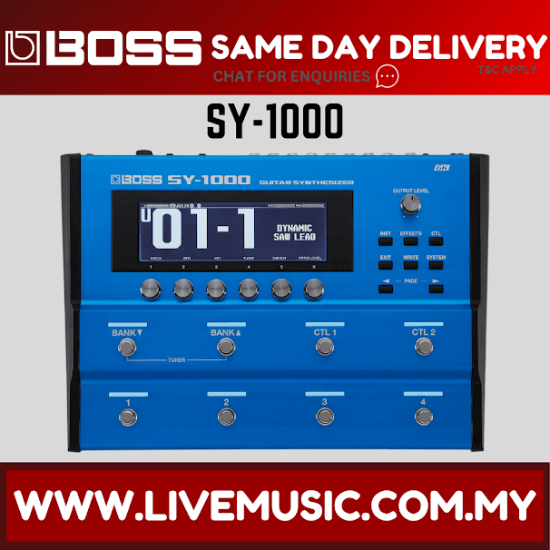 Boss SY-1000 Guitar Synthesizer Pedal (SY1000)