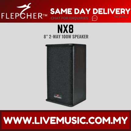 Flepcher NX-8 8'' 2-way Professional Loudspeaker ( NX8 / NX 8 )