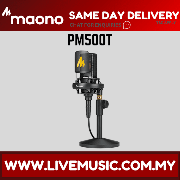 Maono PM500T Studio Quality XLR Microphone Cardioid Condenser Mic (PM500 T)