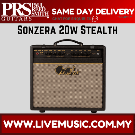 PRS Sonzera 20w 1x12 Combo Tube Amplifier, Stealth