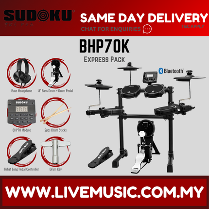 Sudoku BHP70K Electronic Drum Electric Drum Digital Drum Set ( BHP-70K BHP 70K )