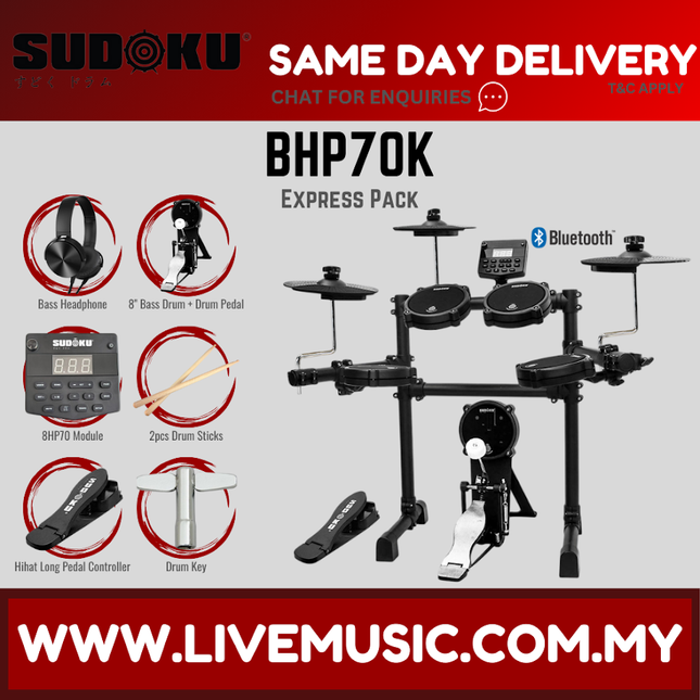 Sudoku BHP70K Electronic Drum Electric Drum Digital Drum Set ( BHP-70K BHP 70K )