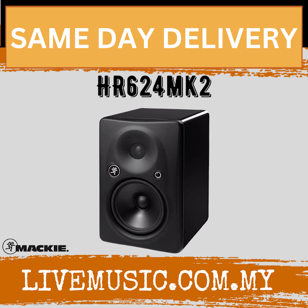 Mackie HR624mk2 6" Powered Studio Monitor Speaker Mark 2 (HR-624/HR 624)
