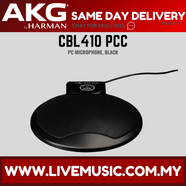 AKG CBL 410 PCC Conference & VoIP Microphone - Black (CBL-410/CBL410)