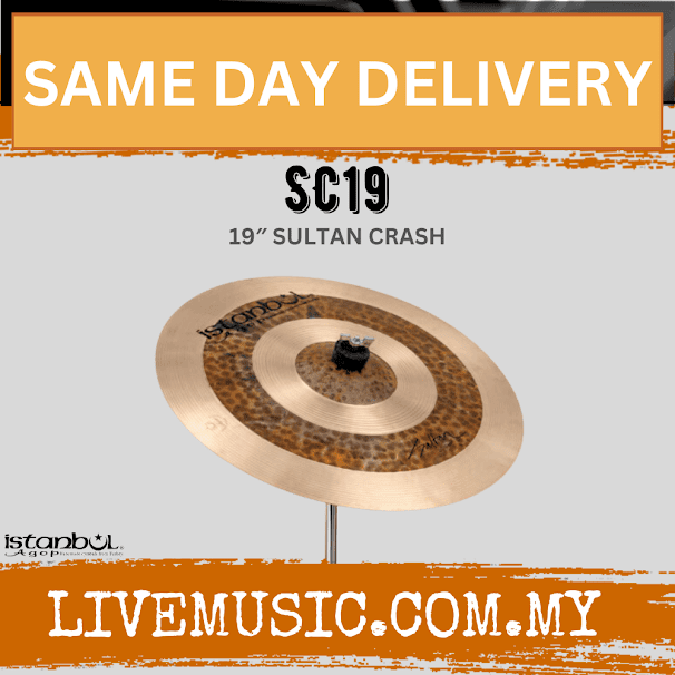 Istanbul Agop SC19 19" Sultan Crash Cymbal (SC 19 /SC-19)