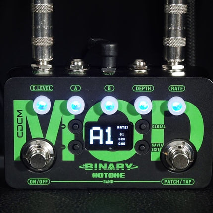 Hotone Binary Mod Modulation Guitar Effects Pedal