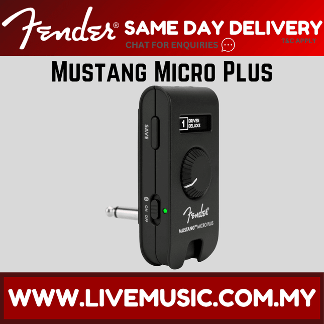 Fender Mustang Micro Plus Guitar Combo Amplifier