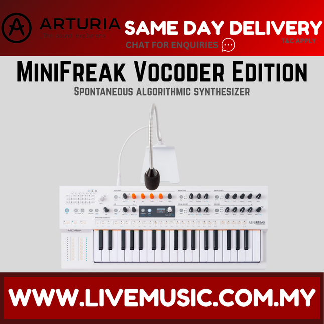 Arturia MiniFreak Vocoder Synthesizer