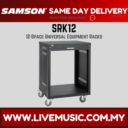 Samson SRK12 Universal Equipment Rack Stand 12 (SRK 12/SRK-12)