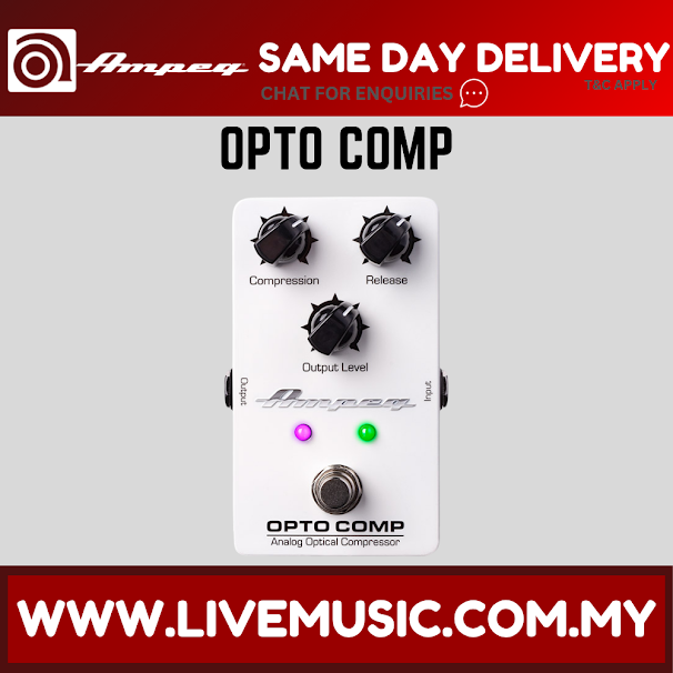 Ampeg Opto Comp Optical Compressor Pedal