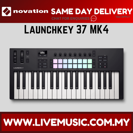 Novation Launchkey 37 MK4 Keyboard Controller
