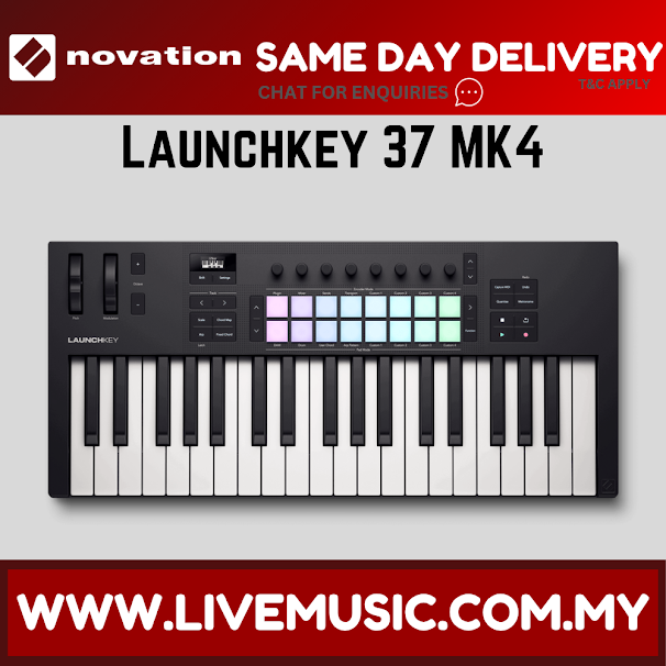 Novation Launchkey 37 MK4 Keyboard Controller