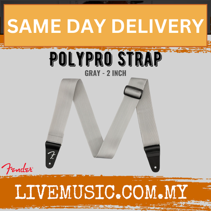 Fender Polypro Guitar Strap, Blue / Black / Gray / Red