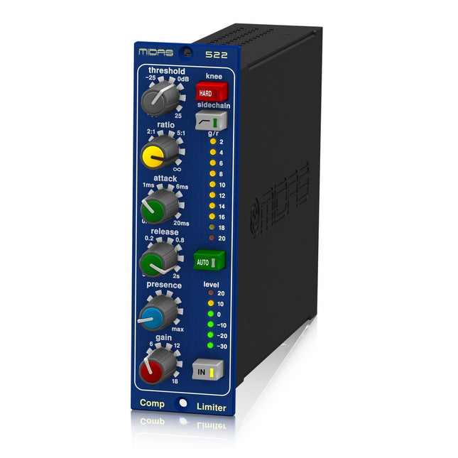 MIDAS COMPRESSOR LIMITER 522 V2 500 Series Compressor/Limiter with Dynamic Presence Control