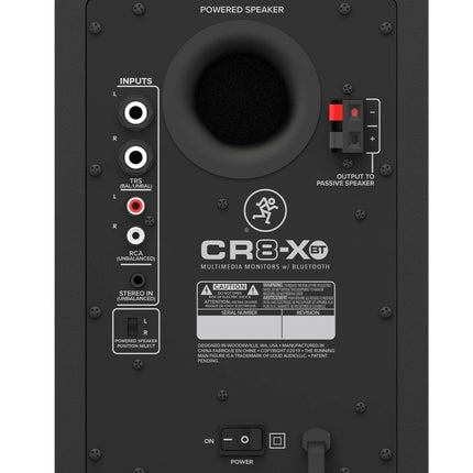 Mackie CR8-XBT 8 inch Multimedia Monitors with Bluetooth - Pair (CR8XBT/CR8 XBT)