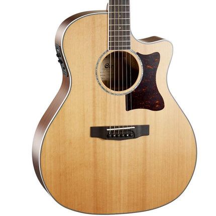Cort GA5F-PF - Acoustic Guitar with Gig Bag, Natural Glossy (GA5F PF/GA5FPF)