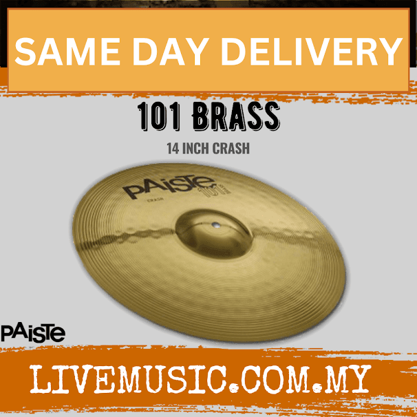 Paiste 101 Brass Crash Cymbal - 14 inch
