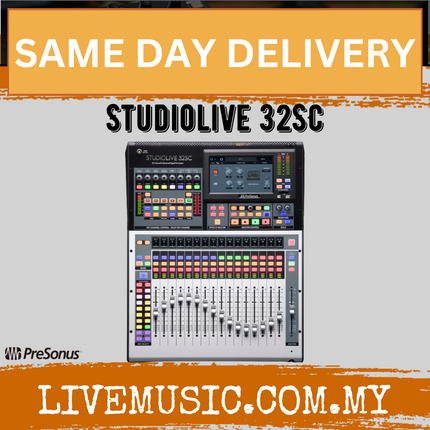 PreSonus StudioLive 32SC 32-Channel Digital Mixer and USB Audio Interface (StudioLive32SC)(StudioLive32 SC)