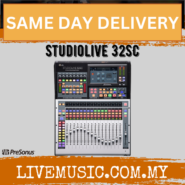 PreSonus StudioLive 32SC 32-Channel Digital Mixer and USB Audio Interface (StudioLive32SC)(StudioLive32 SC)
