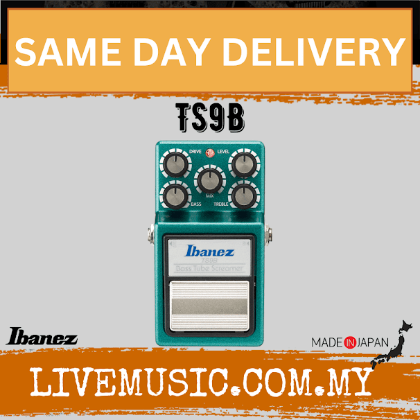Ibanez TS9B Bass Tube Screamer Pedal (TS9-B/TS9 B)