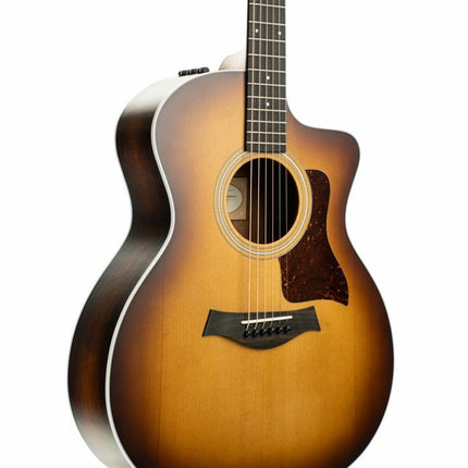 Taylor 214CE-SB Deluxe Grand Auditorium Acoustic Guitar w/Case, Tobacco Sunburst  ( 214CE SB / 214CESB )