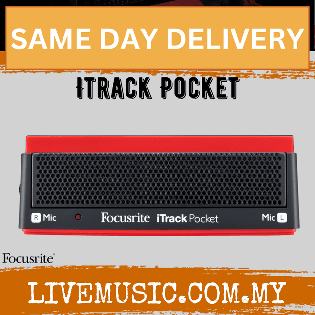 Focusrite iTrack Pocket Audio Interface for iPhone with Lightning Connector