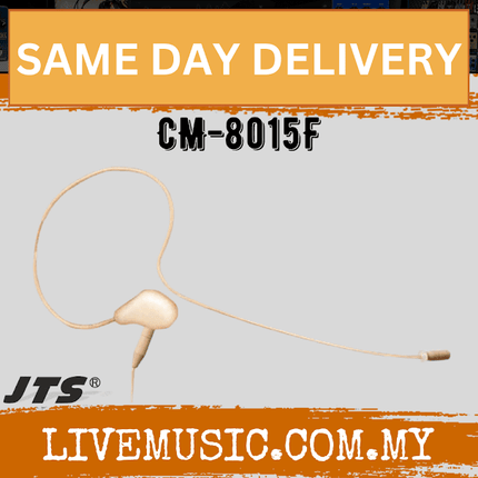 JTS CM-8015 Single ear-hook sub-miniature microphone - Omni-directional - Beige ( CM 8015 / CM8015 )